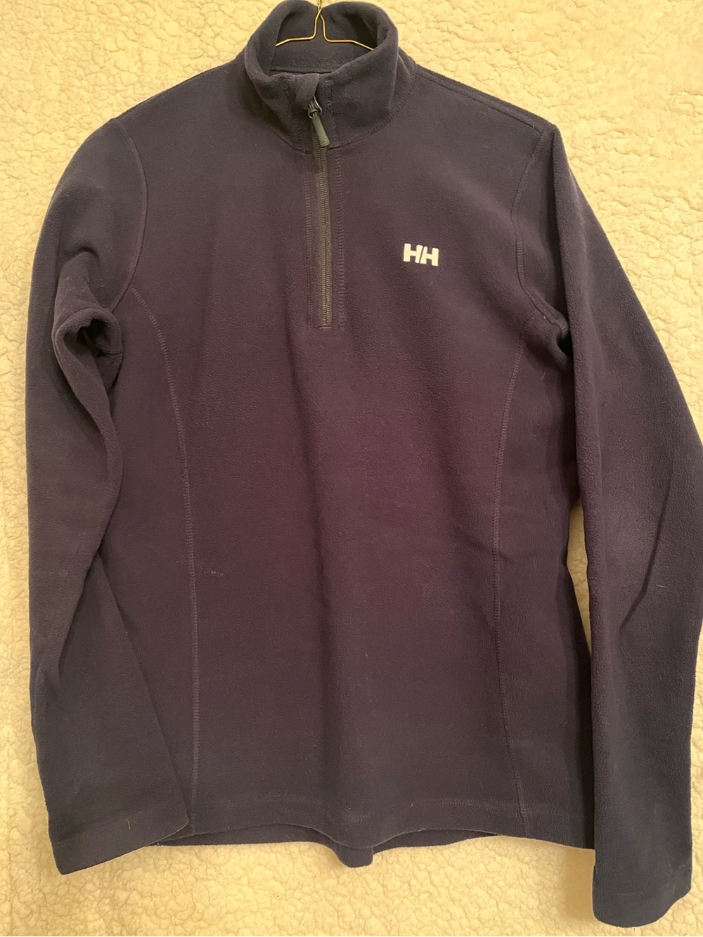 Helly Hansen Men’s Dark Navy Half-Zip Fleece Pullover